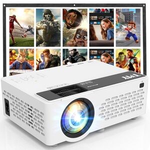 TMY PJ0321 Home Theater Projector HDMI White Model High Quality Display